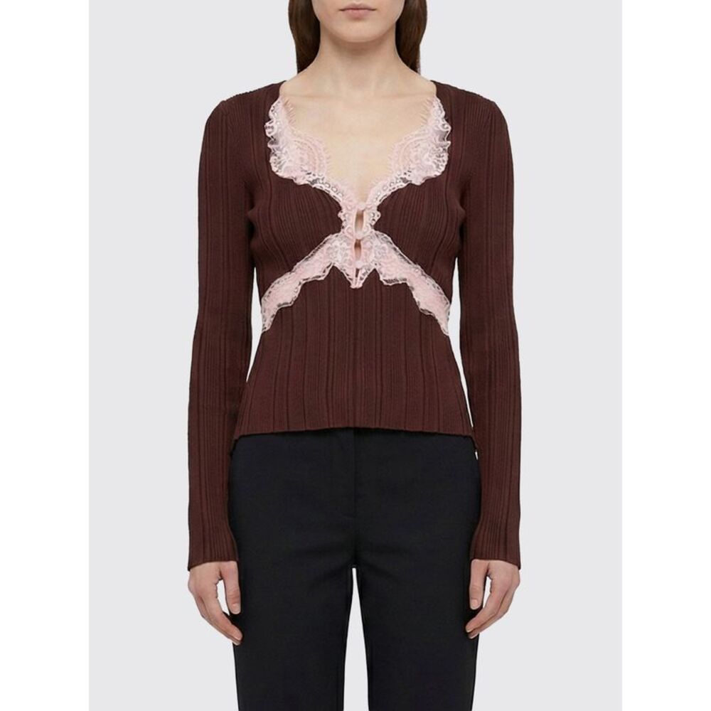 Self-Portrait Sweater Woman Brown